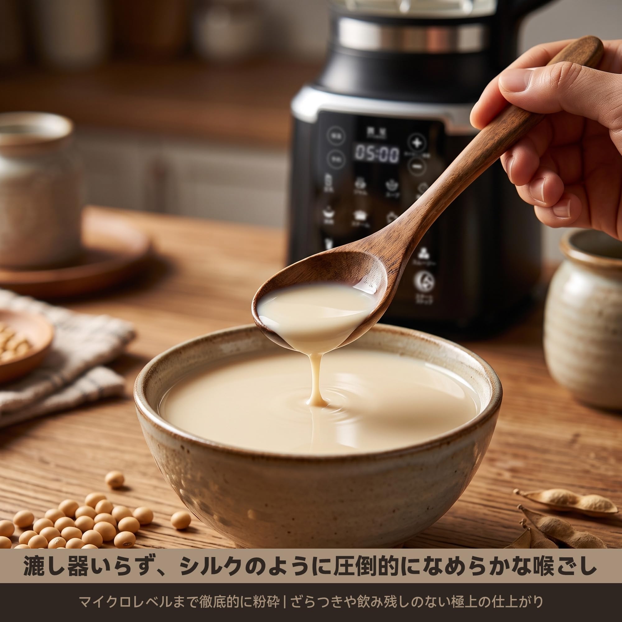 Amazon | 豆乳メーカー 濾過不要 スープメーカー【1.75L大容量】豆乳機